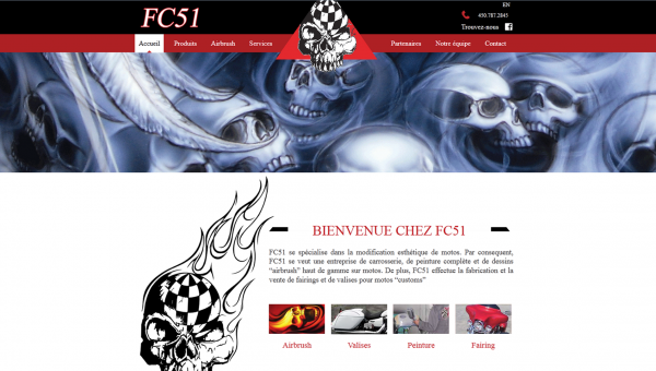 Site FC 51  accueil